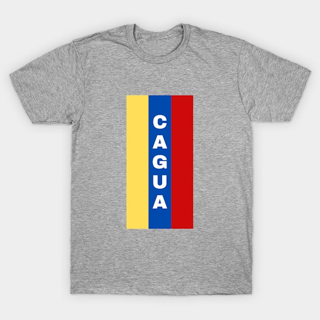 Cagua City in Venezuelan Flag Colors Vertical T-Shirt by aybe7elf